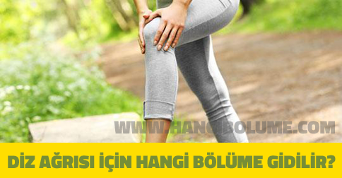 Diz Ağrısı İçin Hangi Bölüme Gidilir?