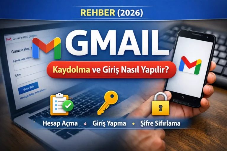 Gmail Nedir? Gmail Kaydolma ve Giriş Nasıl Yapılır? (2026 Rehberi)