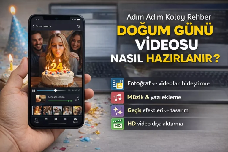 Doğum Günü Videosu Nasıl Hazırlanır? (Telefon ve Bilgisayar İçin Adım Adım Rehber) doğum günü videosu nasıl hazırlanır, hazırlama yöntemleri nelerdir